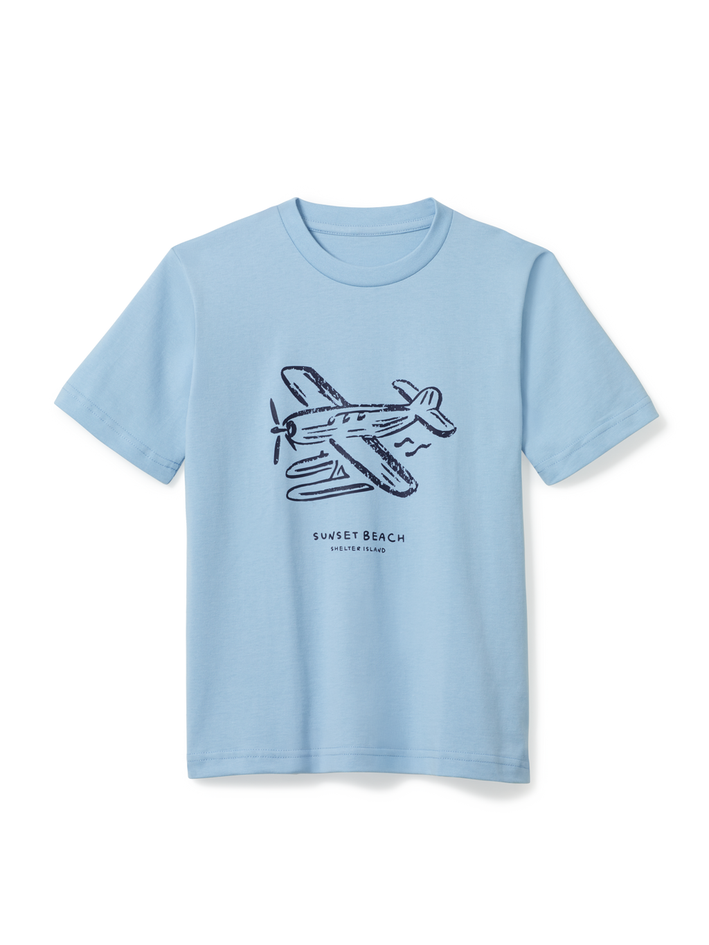 Seaplane Light Blue Tee