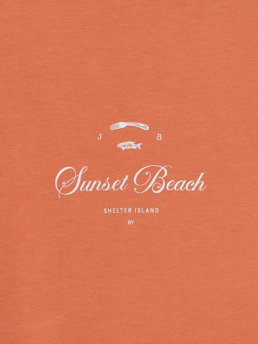 Fish & Fork Coral Tee