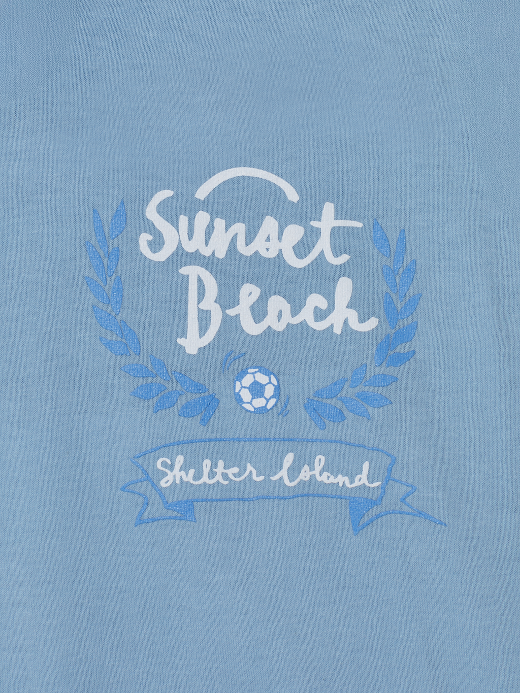 Sunset Beach Light Blue Soccer Jersey