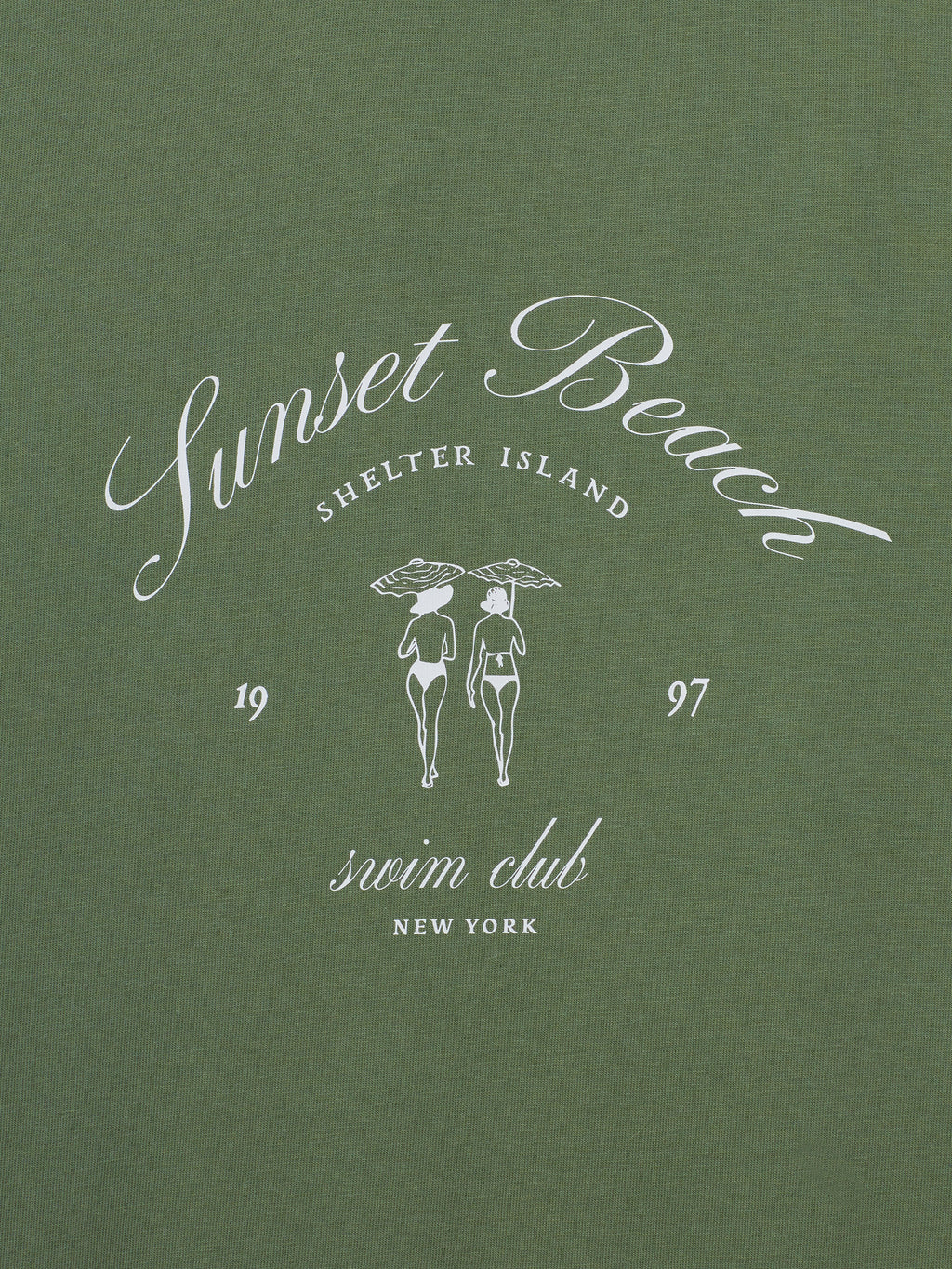 Oyster Umbrella Green Tee