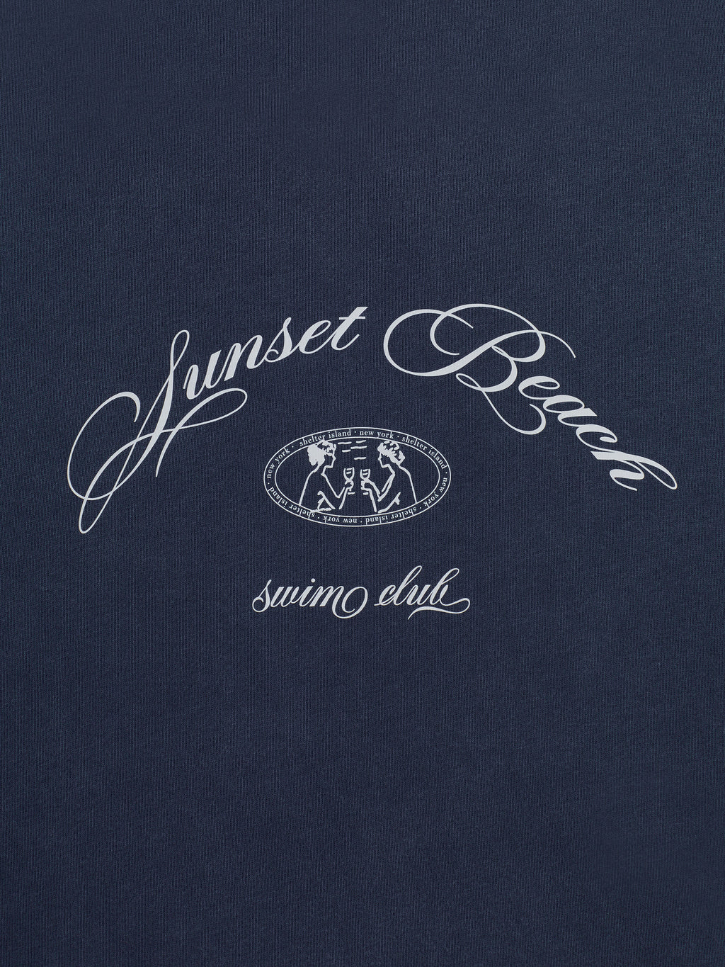 Rosé Sunset Navy Sweatshirt