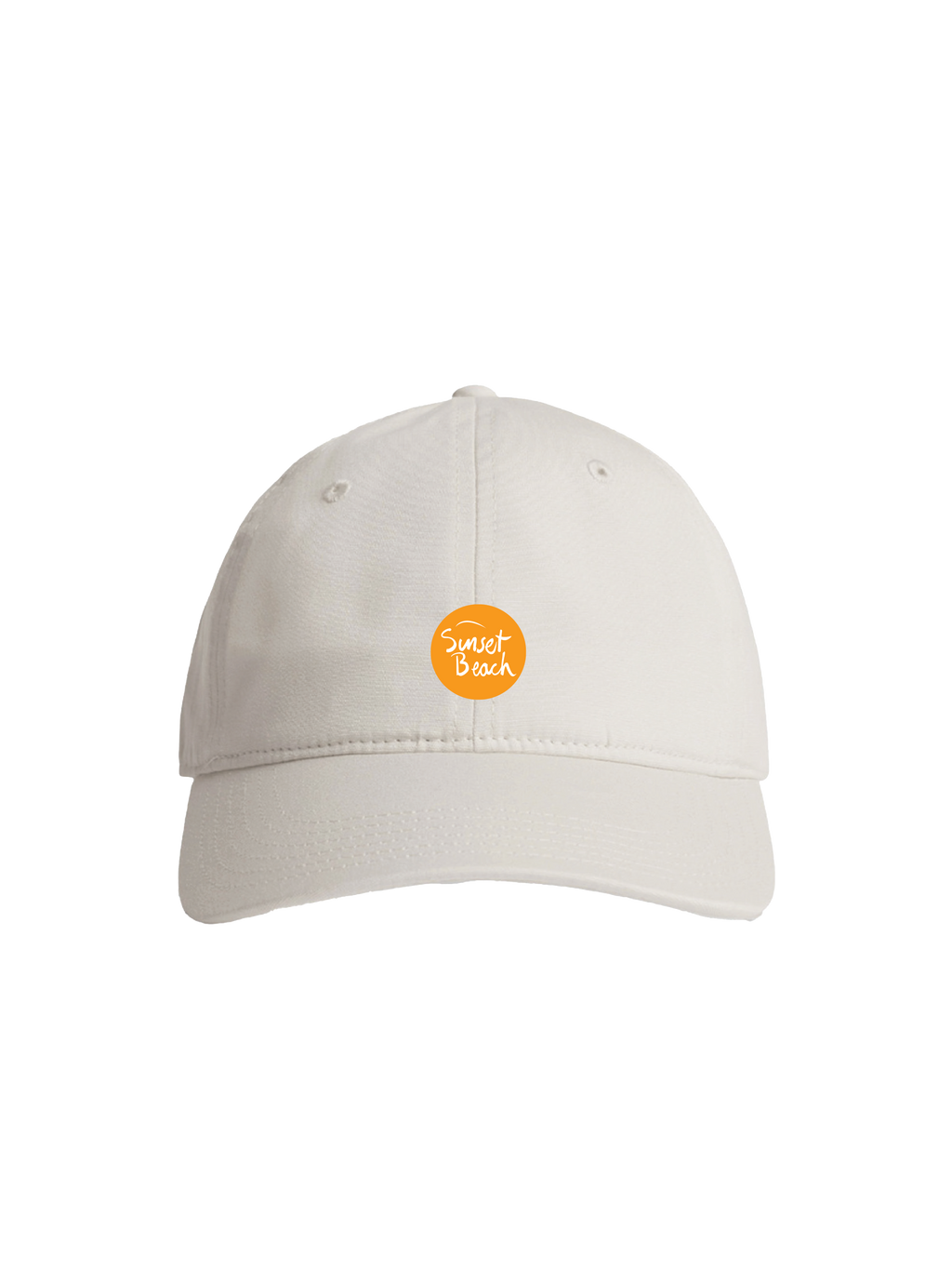 Sunset Beach Logo White Cap